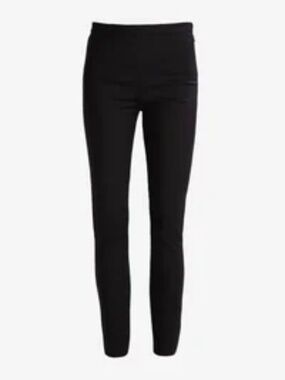 Patrizia Pepe Black Slim Suit Pants | Side Zip Tailored Trousers Size 4
